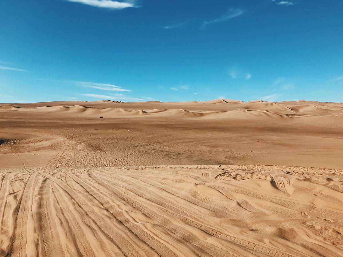desert landscape photography of desert sand