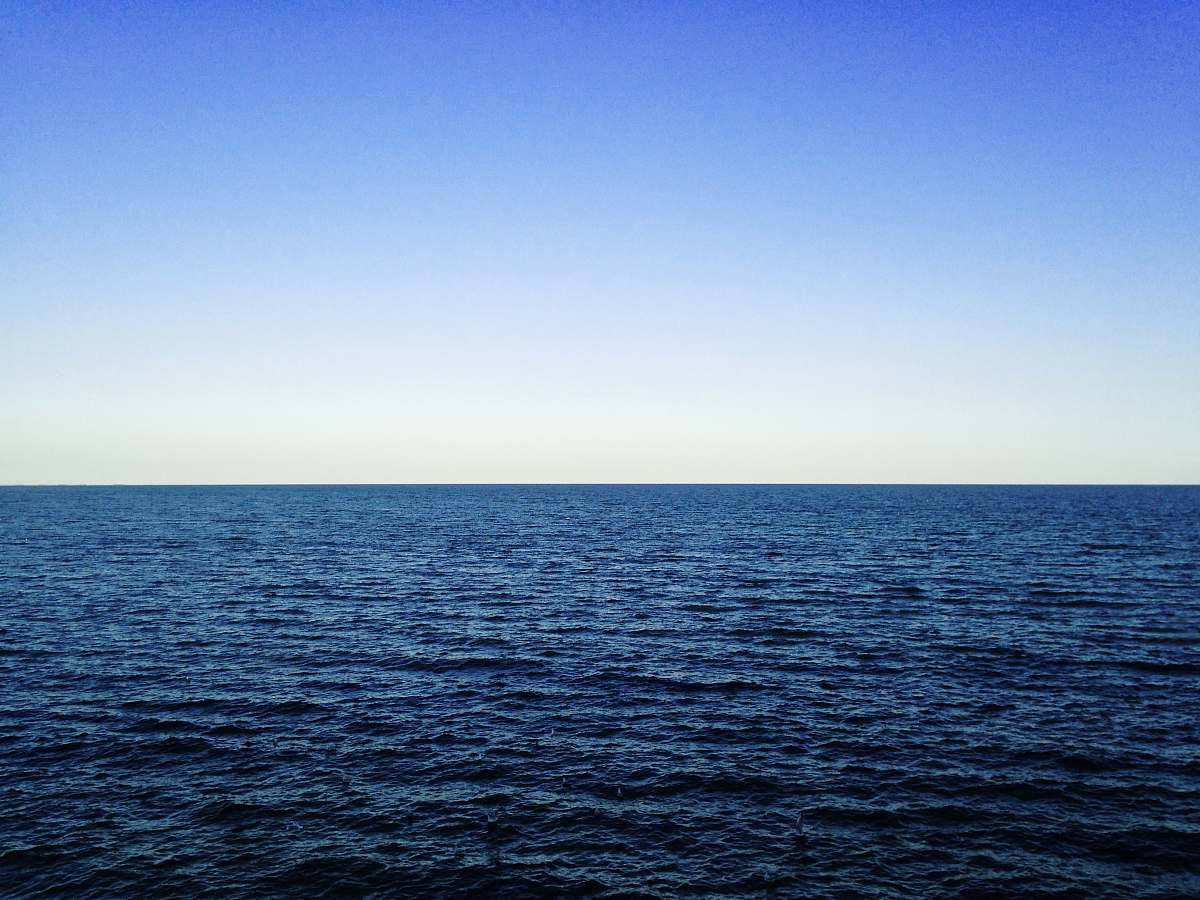 sea landscape photography of sea horizon
