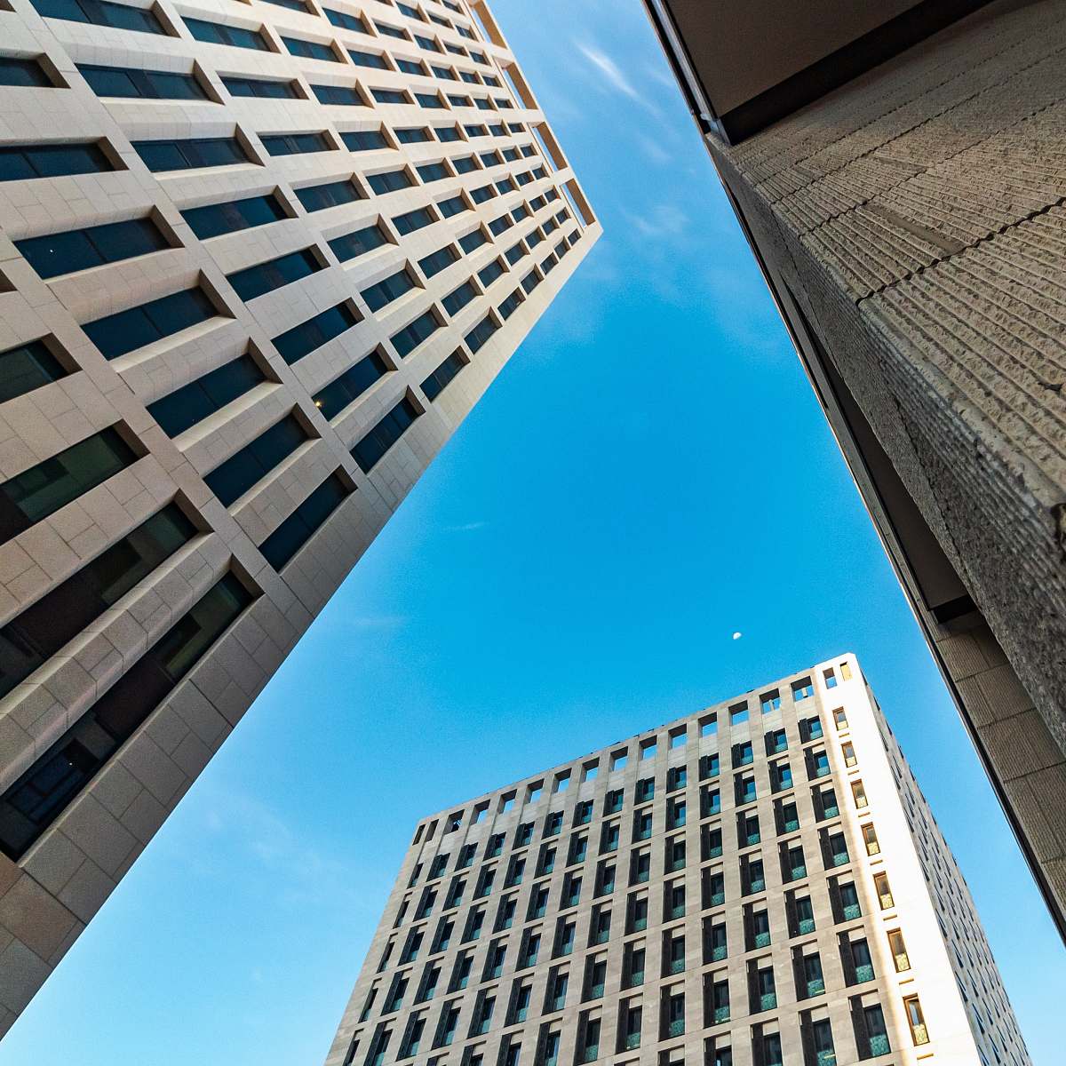 building low-angle photo of high-rise building office building