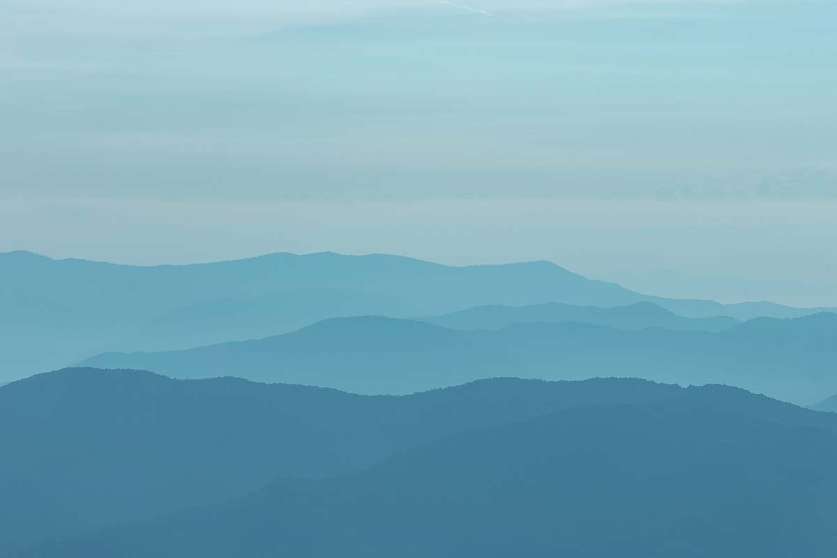mountain mountain at daytime teal