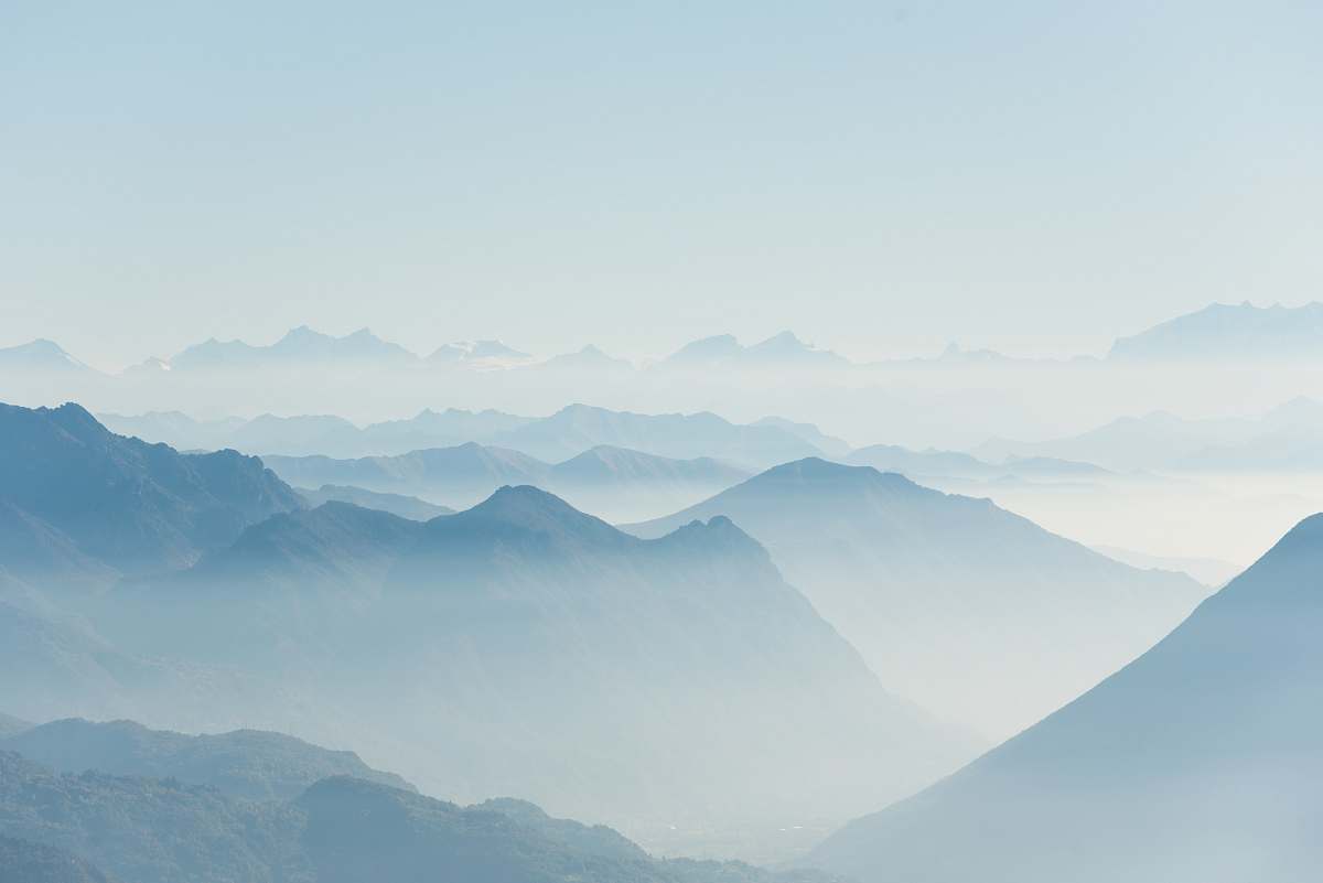nature mountains covered with fogs mountain