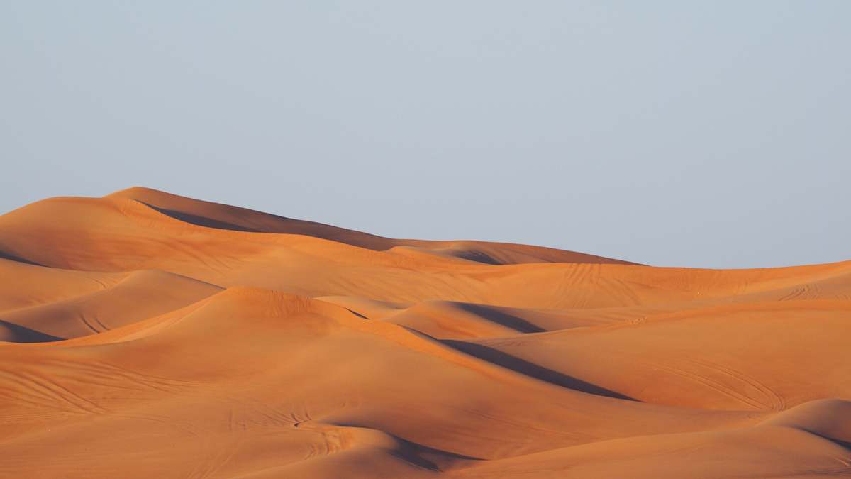 desert photo of desert during sunset nature