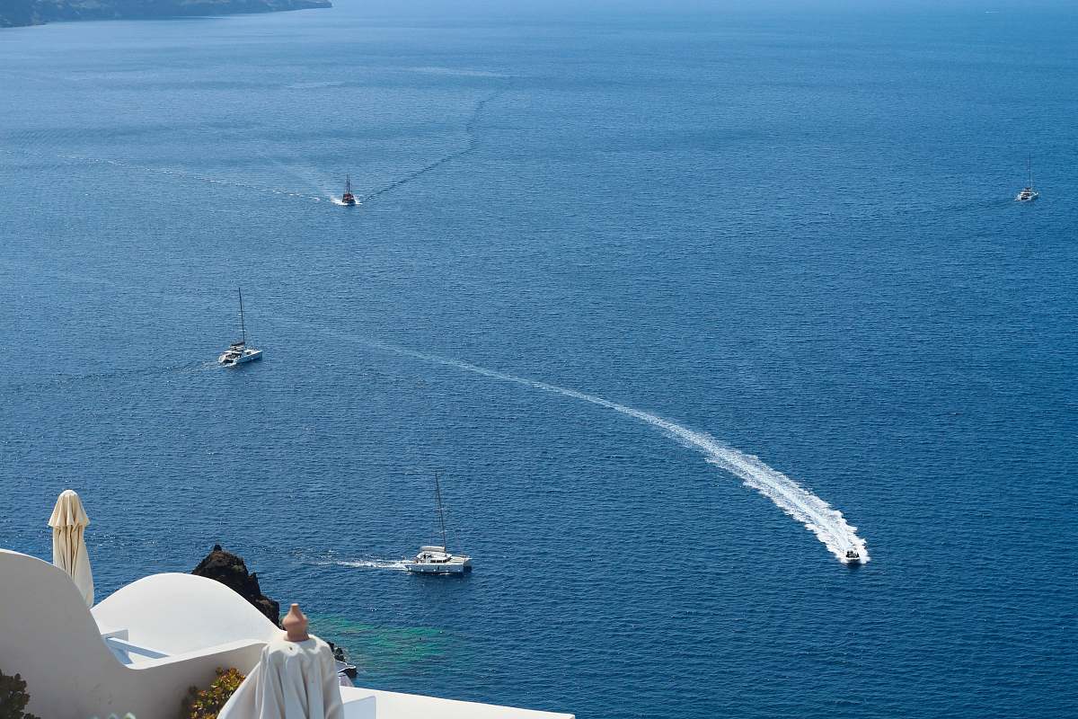 transportation several boats on sea boat