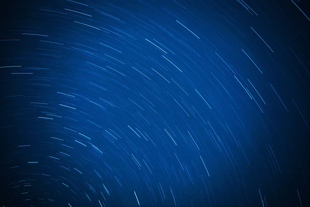 outdoors time lapse photography of stars nature