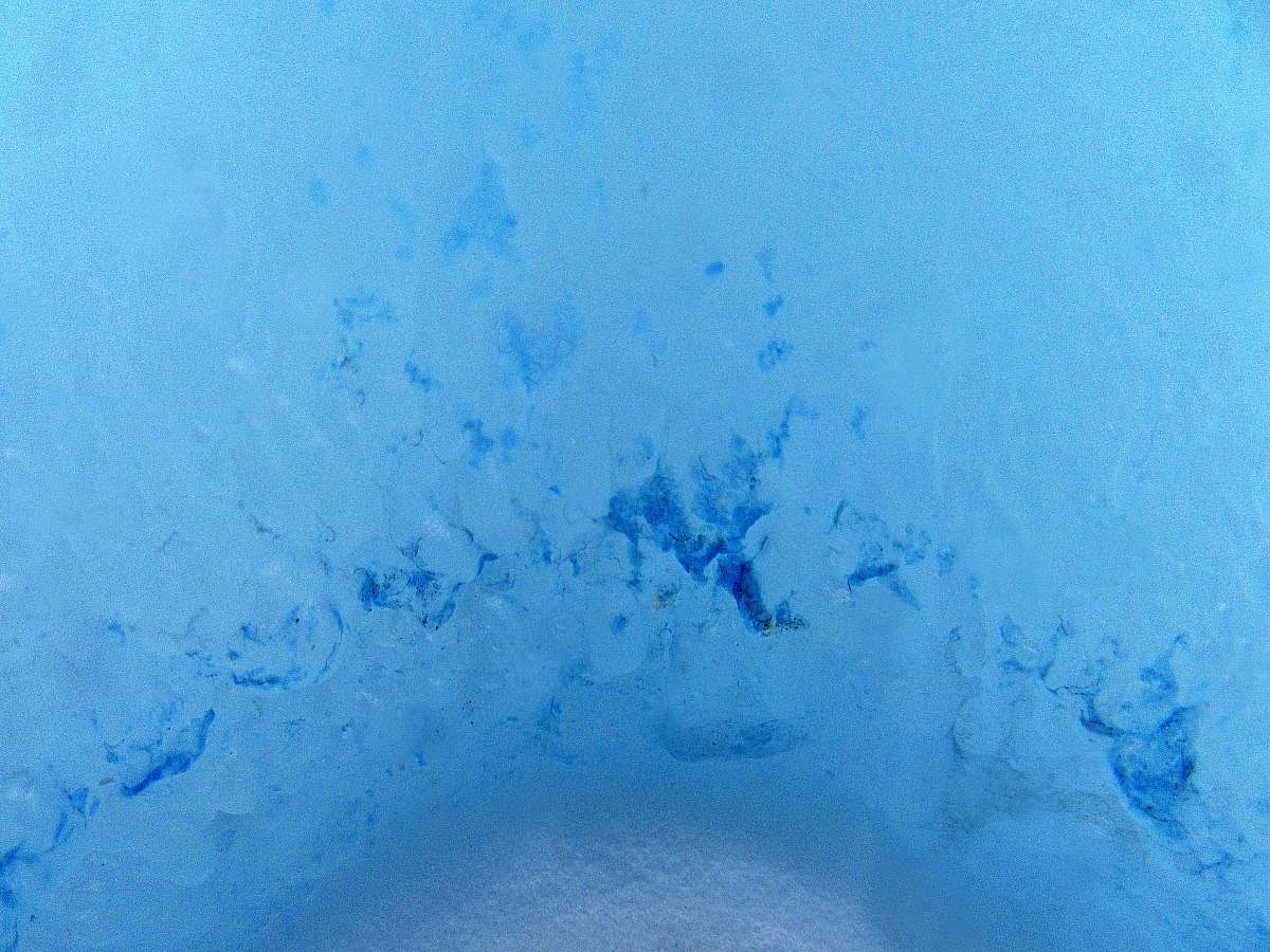 outdoors white and blue abstract painting nature