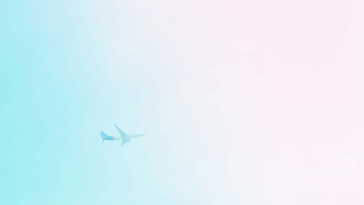airplane white and blue star print transportation