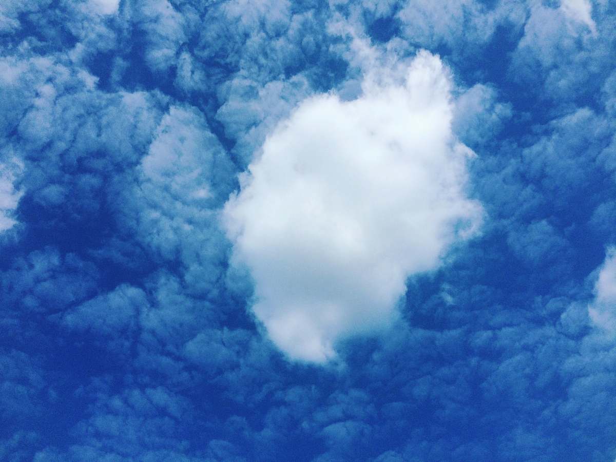 sky white clouds cloud
