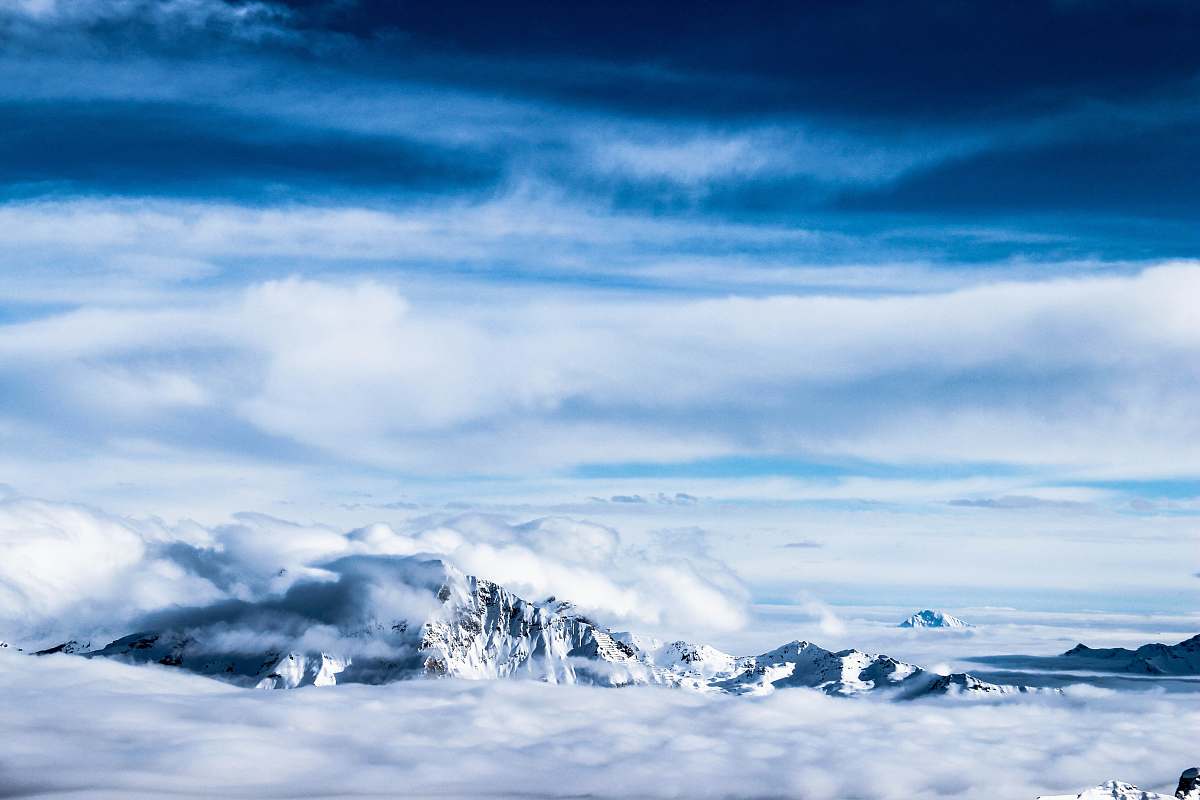cloud white iceberg sky