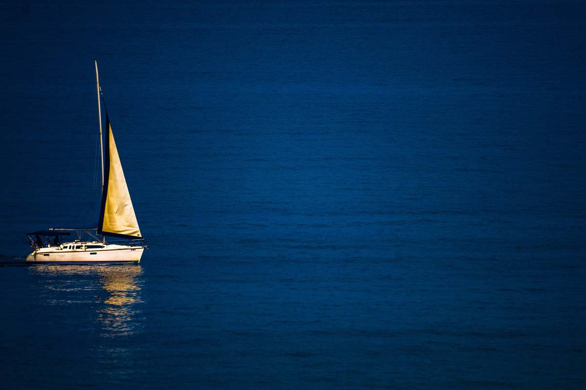 transportation sailboat on body of water vehicle