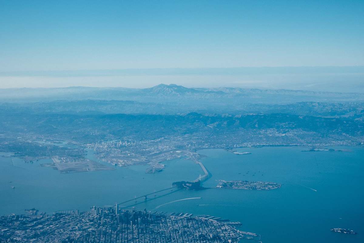 outdoors aerial view of city buildings during daytime land