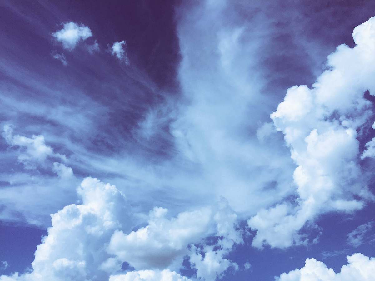 sky white clouds and blue sky cloud