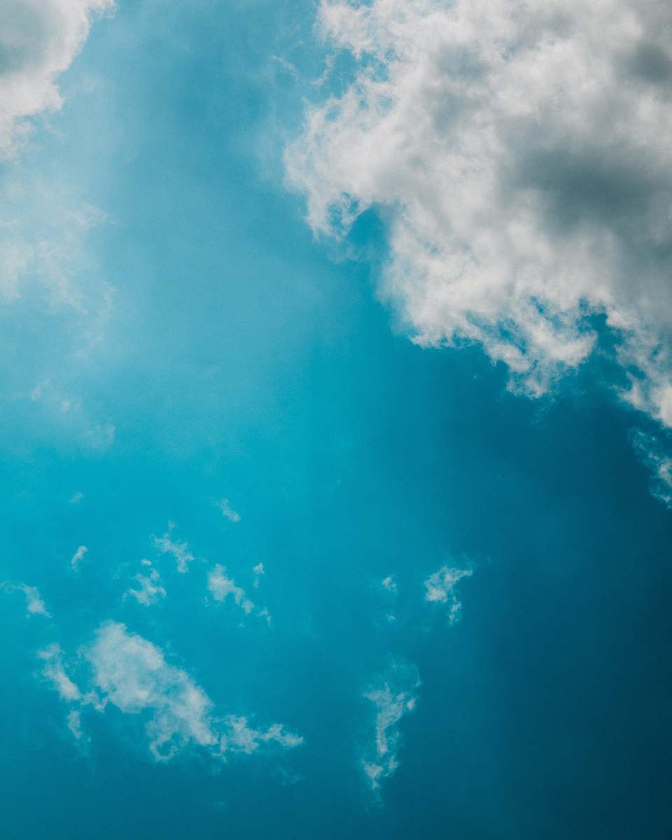 sky white clouds on a clear sky cloud