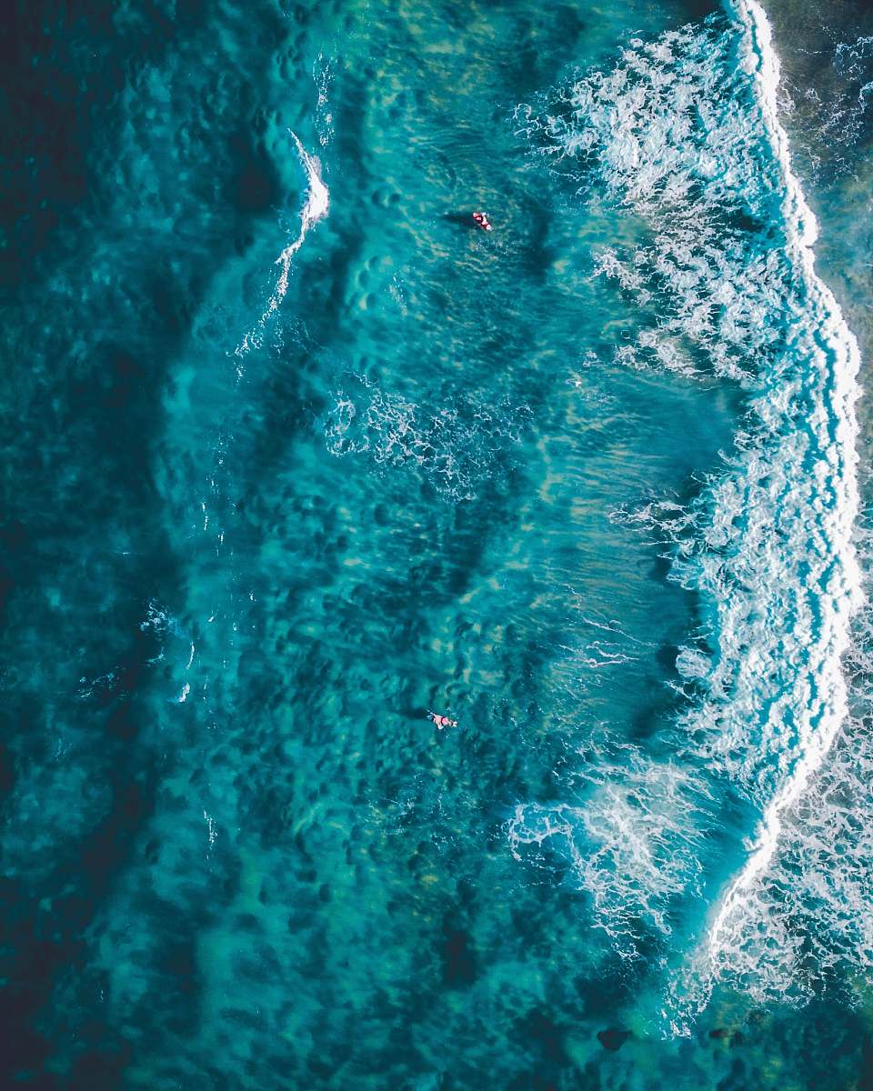 nature aerial view of seashore sea