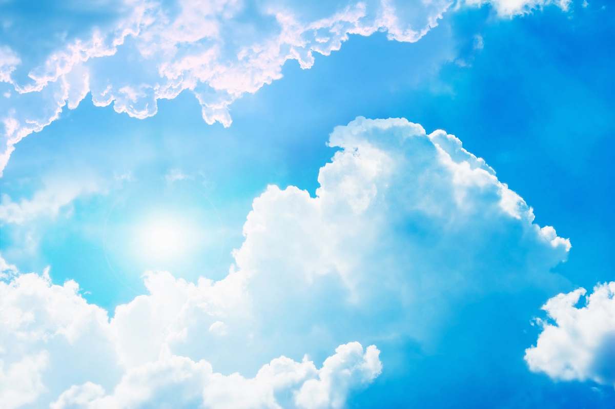 nature white and blue cloud formation sky