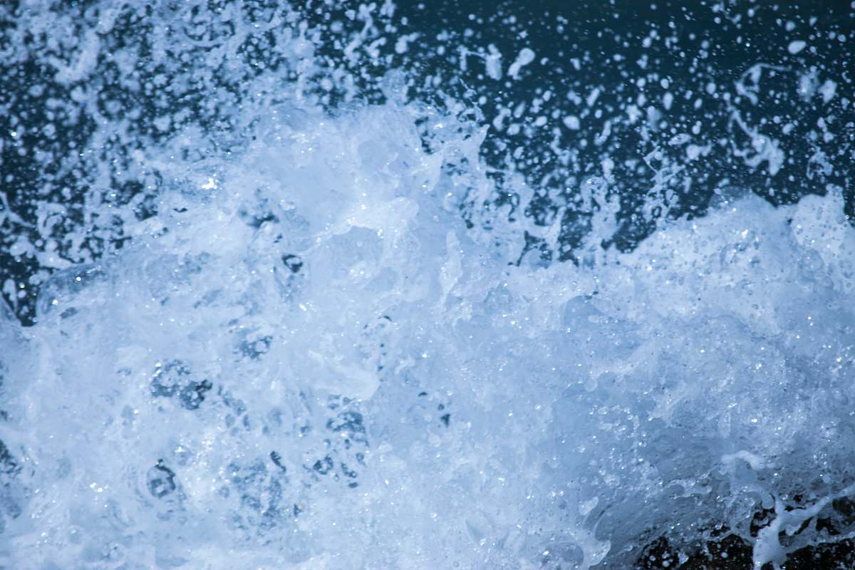 blue ocean wave photography foam