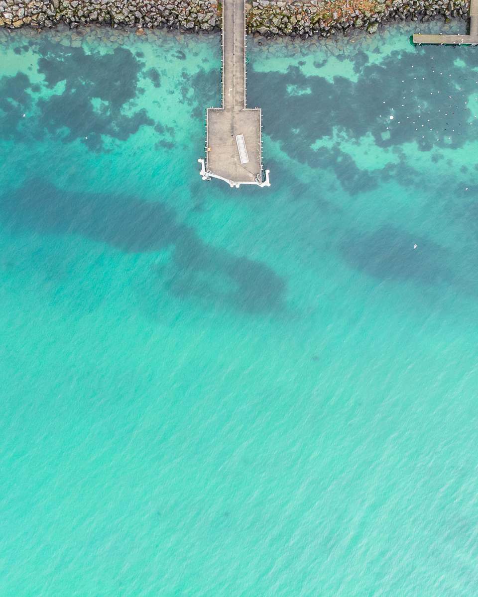 Sea Aerial Beach Boardwalk Ocean Image Free Photo