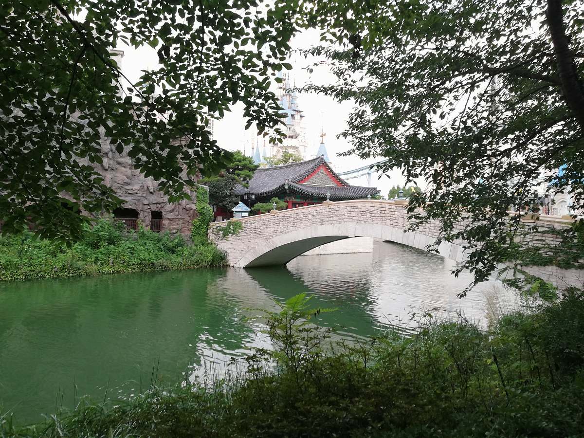 architecture gray concrete bridge castle