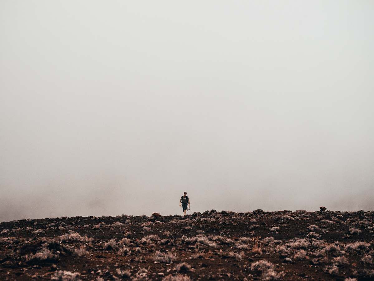 nature man standing on field outdoors