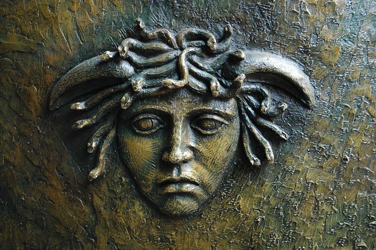 Bronze Medusa Head Art Art Image Free Photo