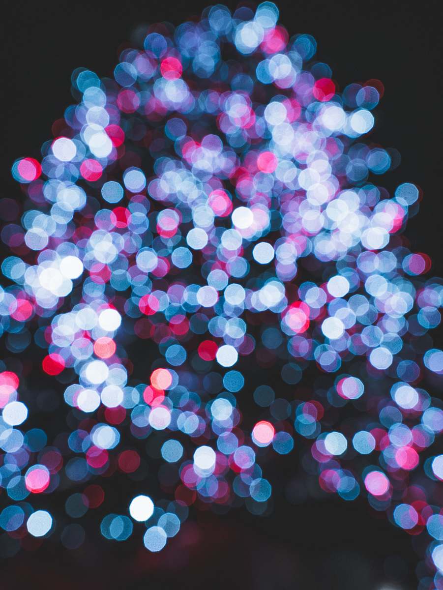 glowing string lights backdrop
