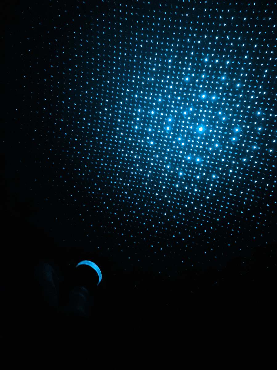 blue  lighting