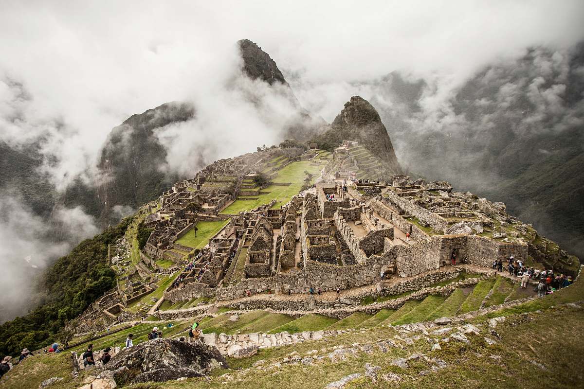 fog Machu Picchu, Mexico at daytime peru