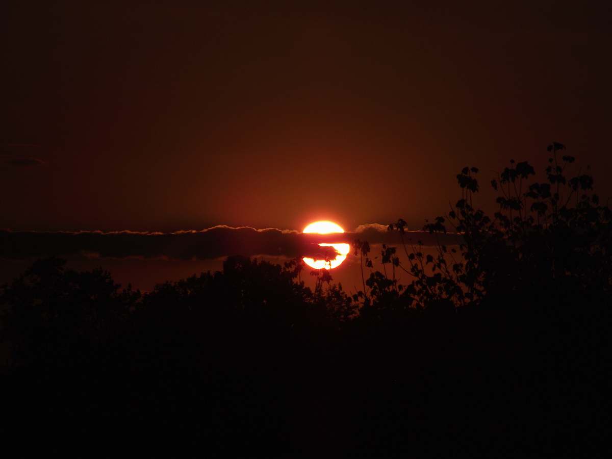 outdoors sunset photograph during nighttime light