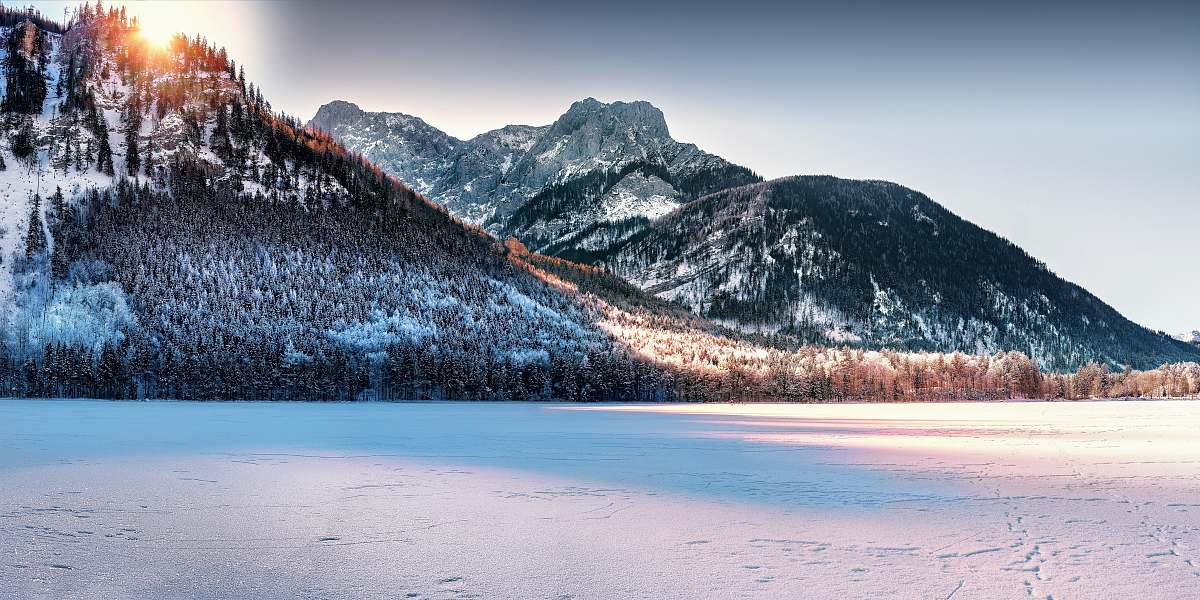 mountain mountain range and snowy field photo ice