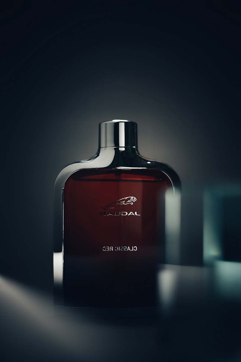 cosmetics Jaguar Classic Red fragrance bottle liquor