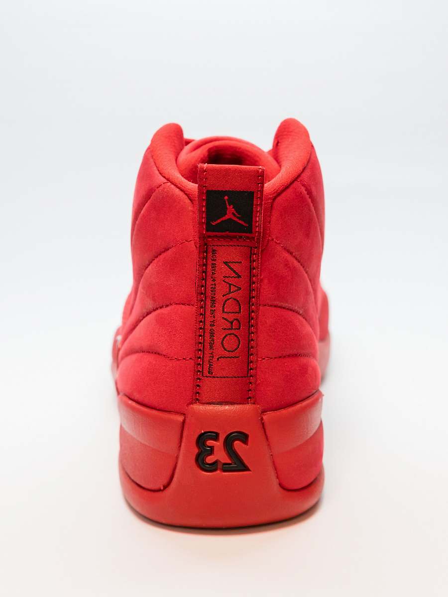 clothing unpaired red Air Jordan basketball shoe footwear