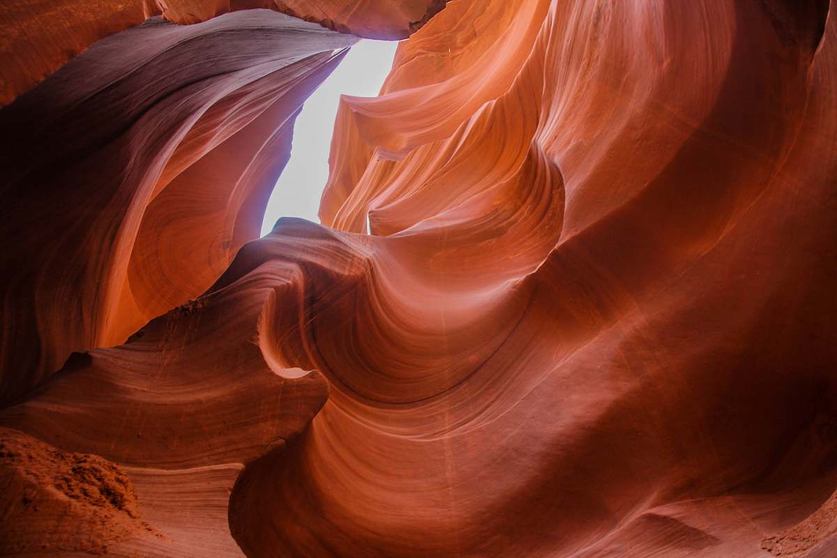 light The Antelope Canyon, Arizona united states