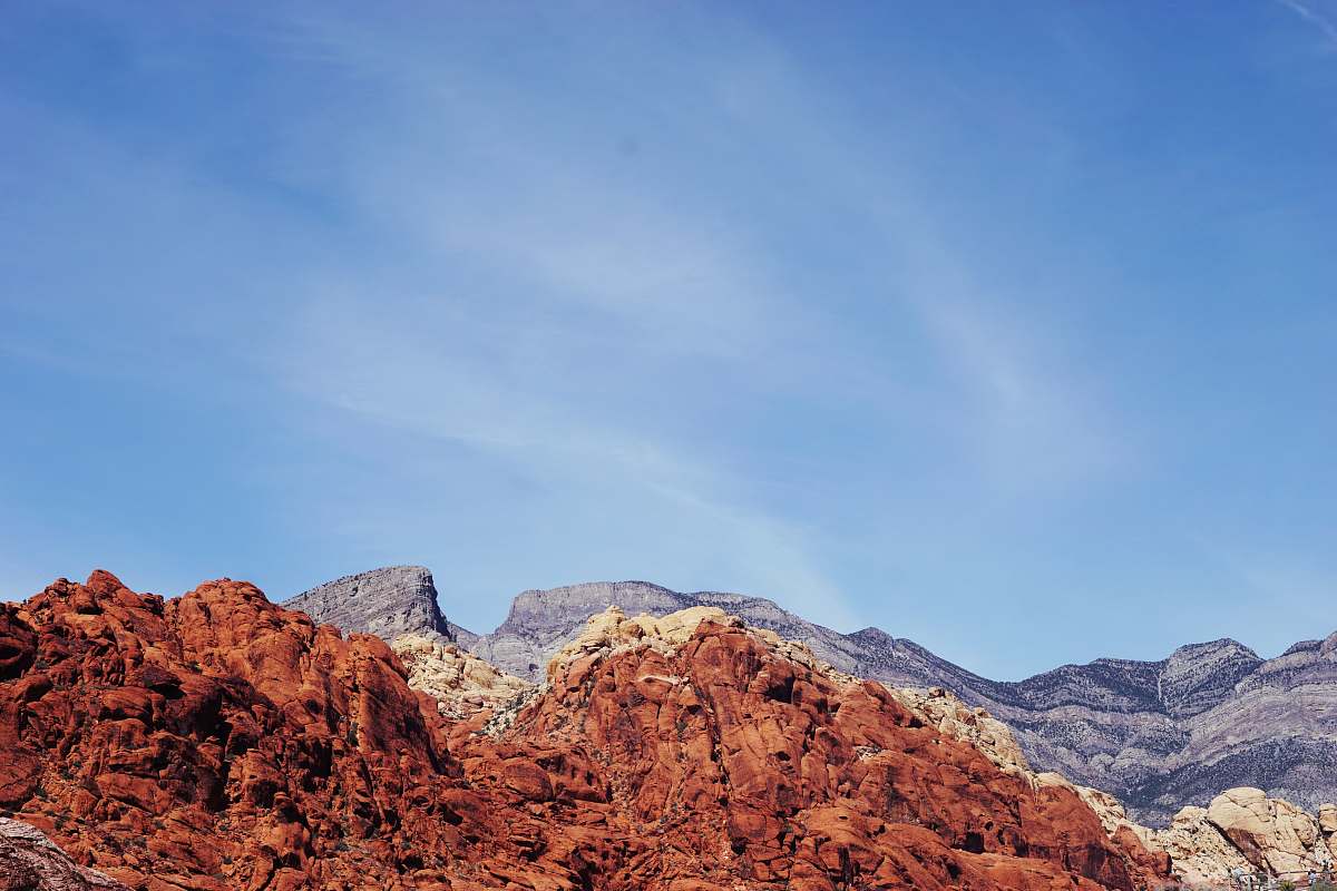 mountain brown and beige mountain range desert
