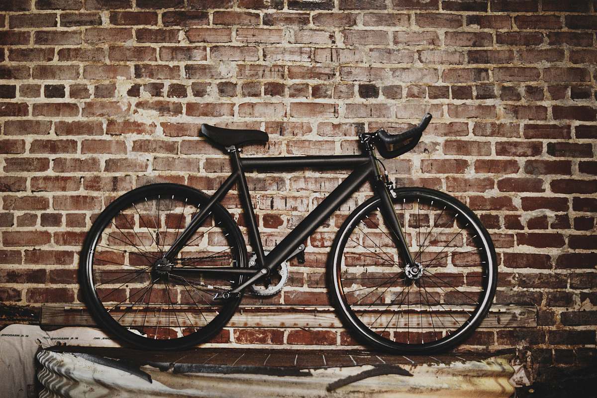 bicycle black bike bike