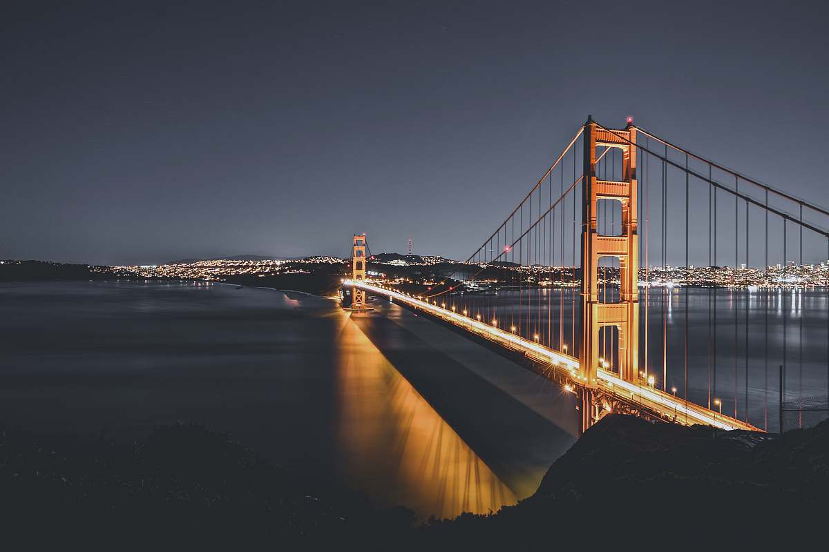 river Golden Gate Bridge photo san francisco