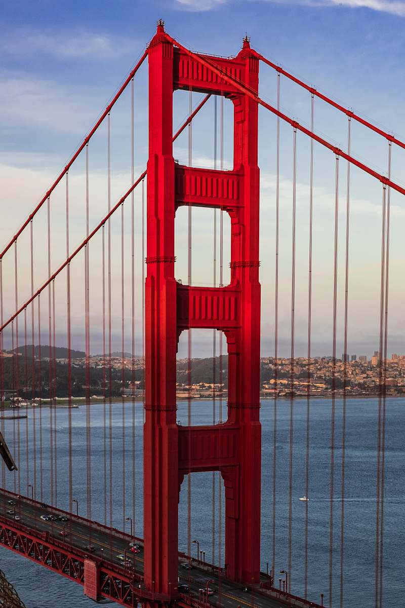bridge Golden Gate bridge under blue and white sky at daytime san francisco