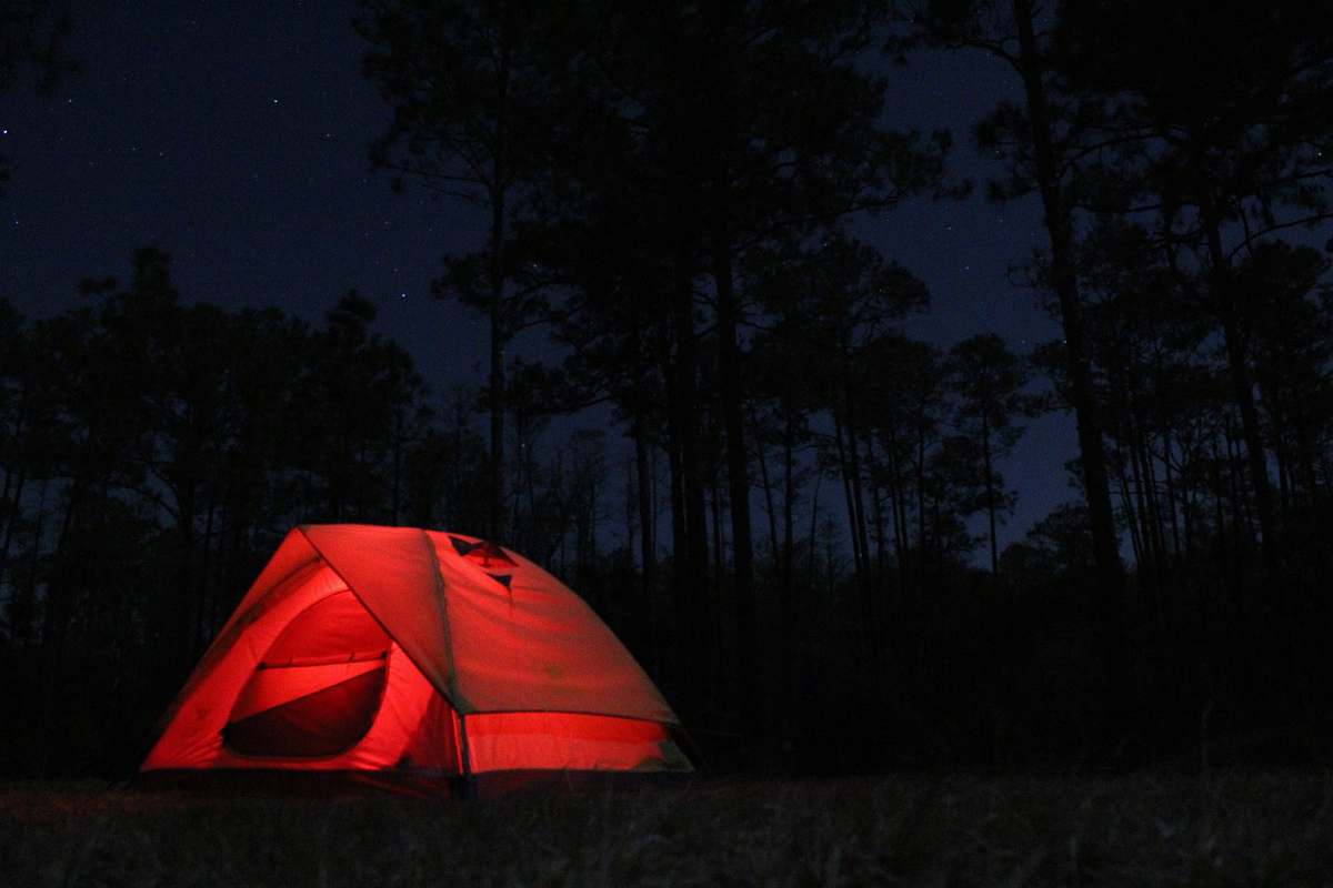 tent red camping tent leisure activities