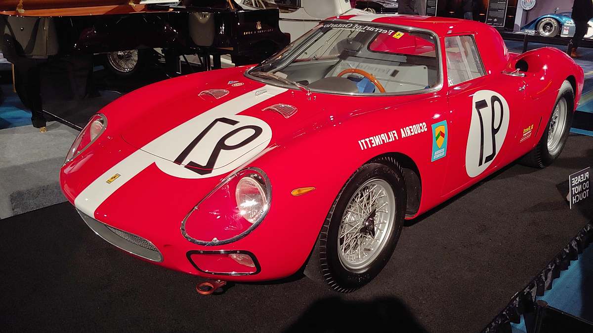 automobile red racing car transportation