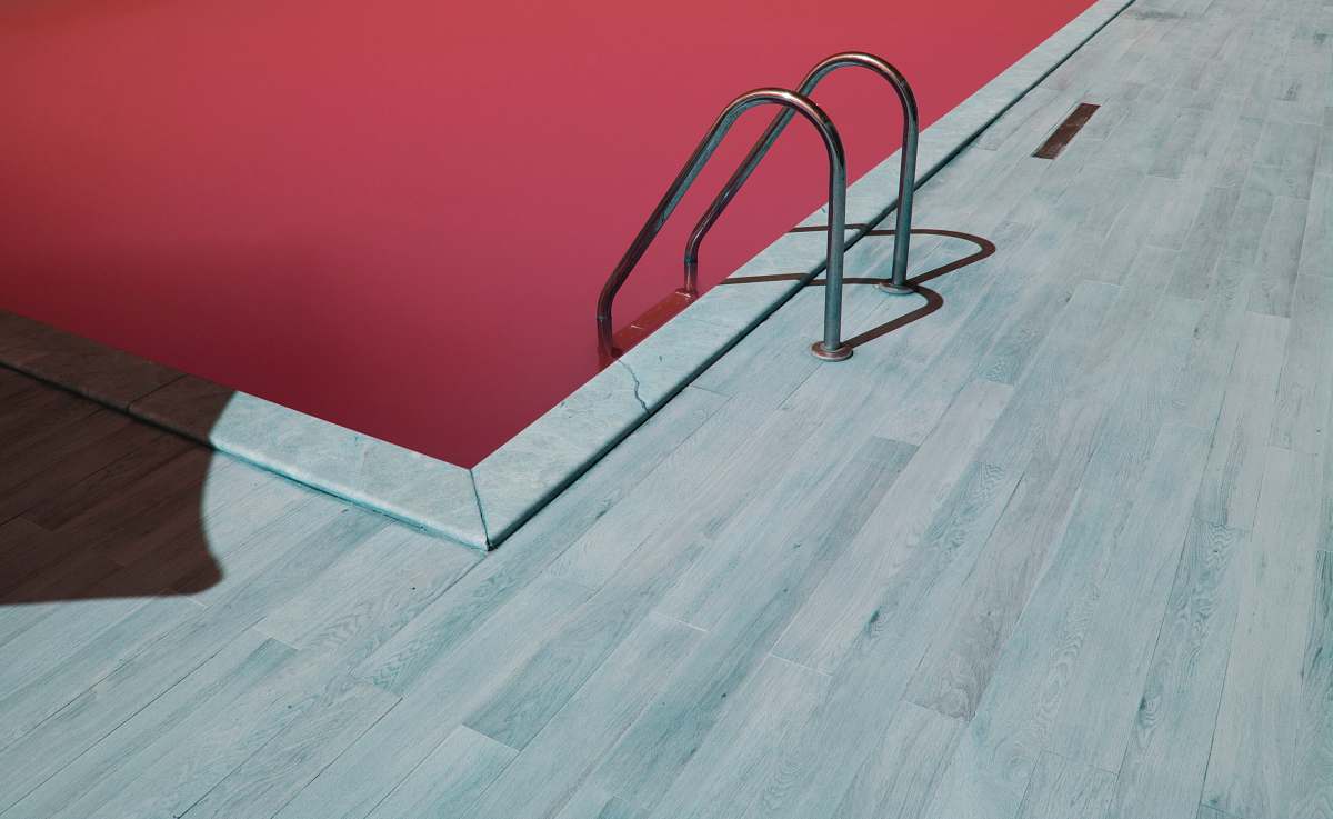 furniture gray metal pool ladder pool