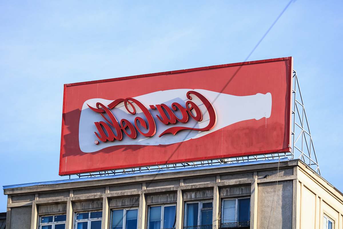 Billboard Architectural Photography Of Coca-Cola Tarpaulin Beverage ...