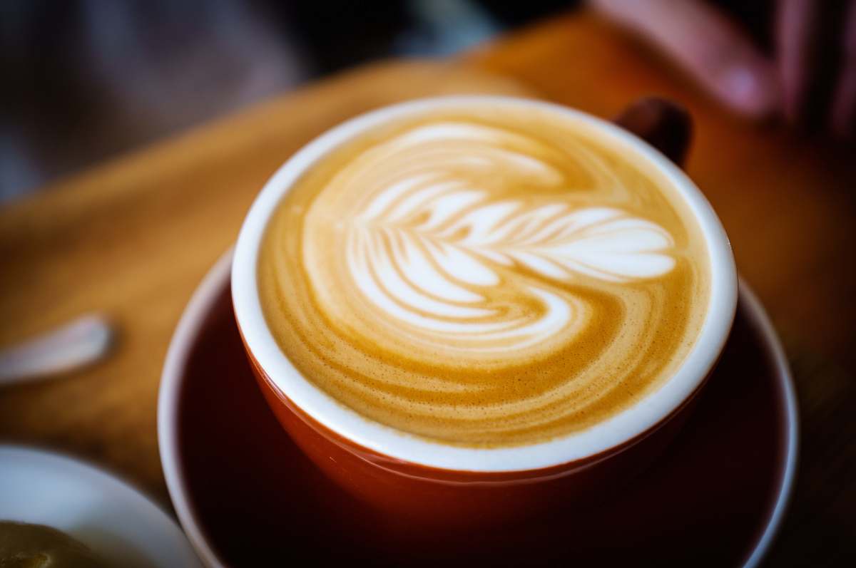 drink ceramic coffee mug filled with coffee beverage