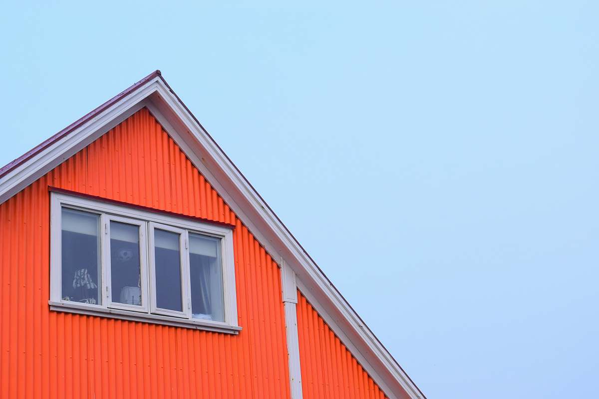 building closed window iceland