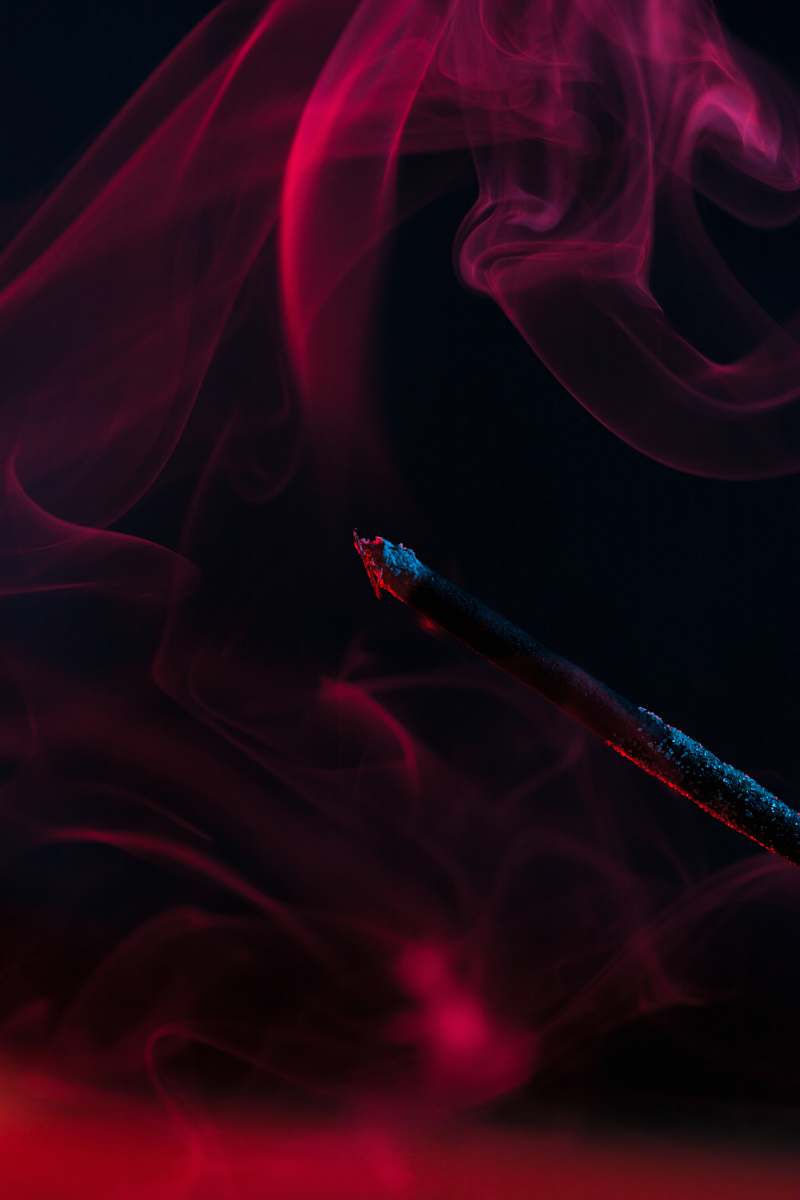 person red smoke digital wallpaper smoke