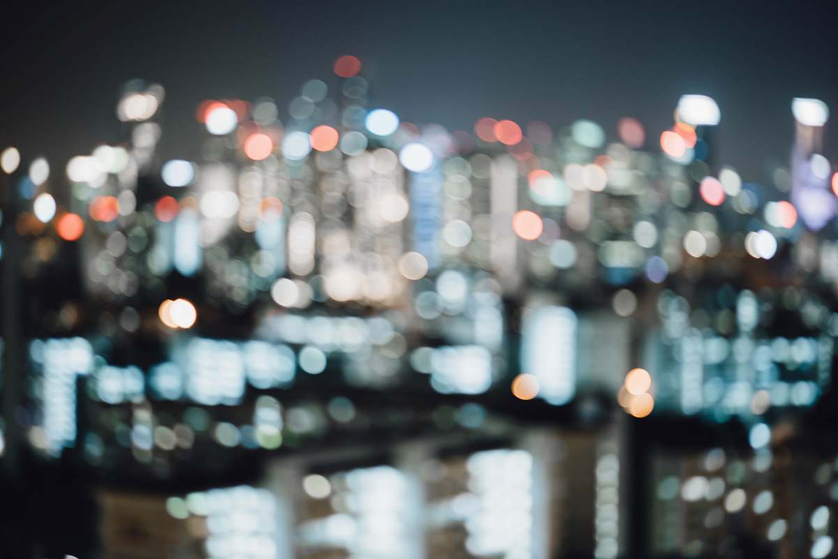city  bokeh