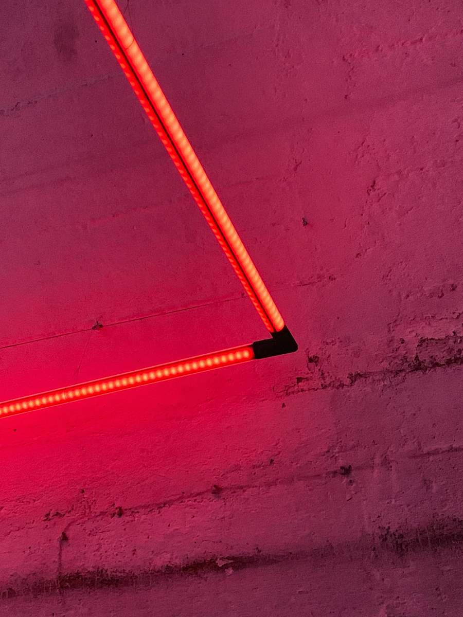 italy red LED lamp red