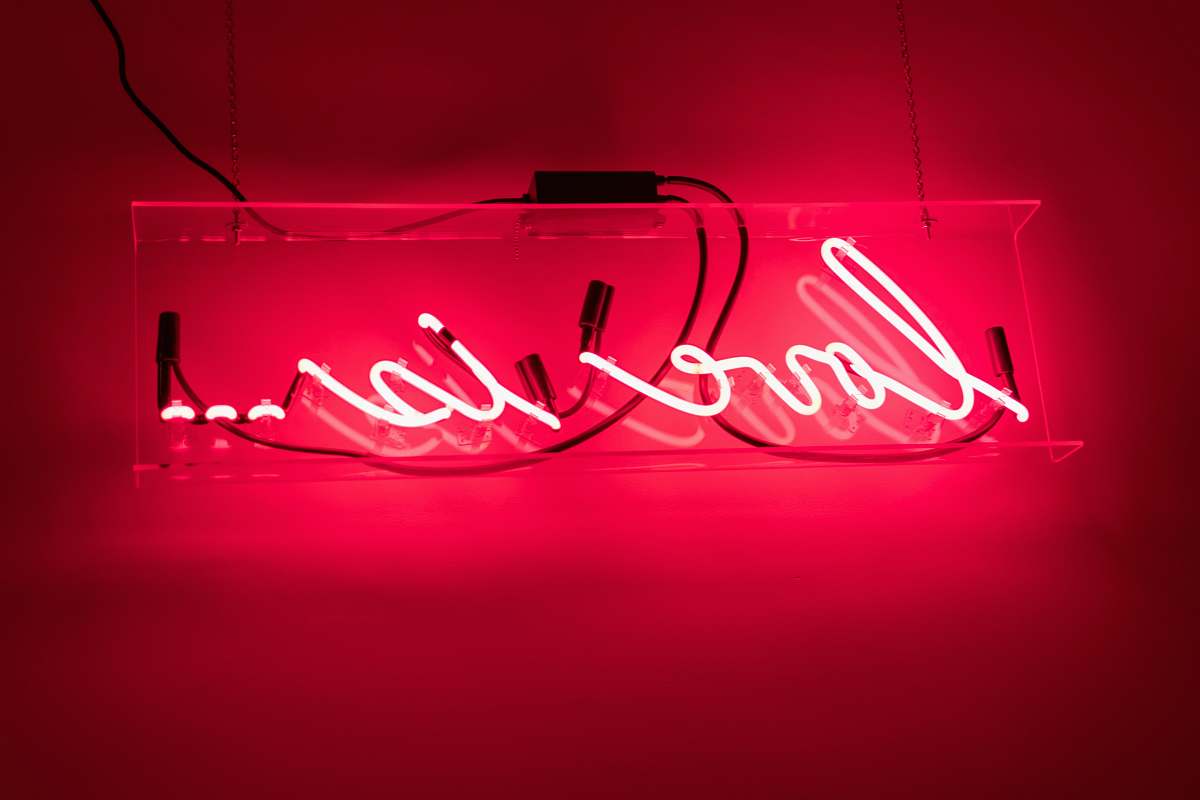 neon red love is neon signage the dean hotel