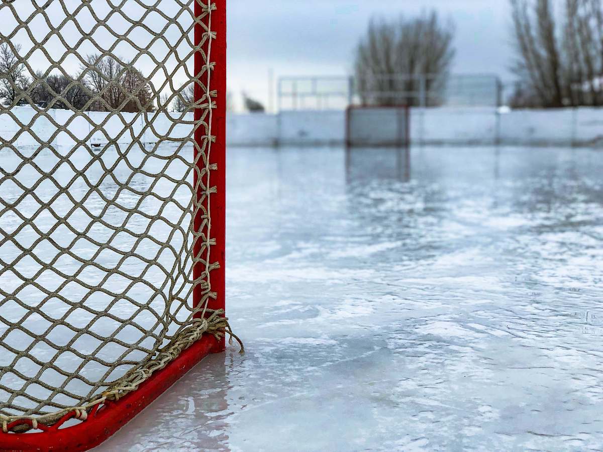 canada red and white hockey goal hockey