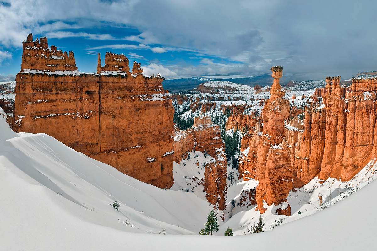 valley aerial photo of brown rock formations landscape
