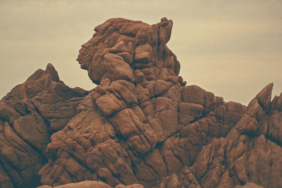 nature brown rocky mountain under cloudy sky cliff