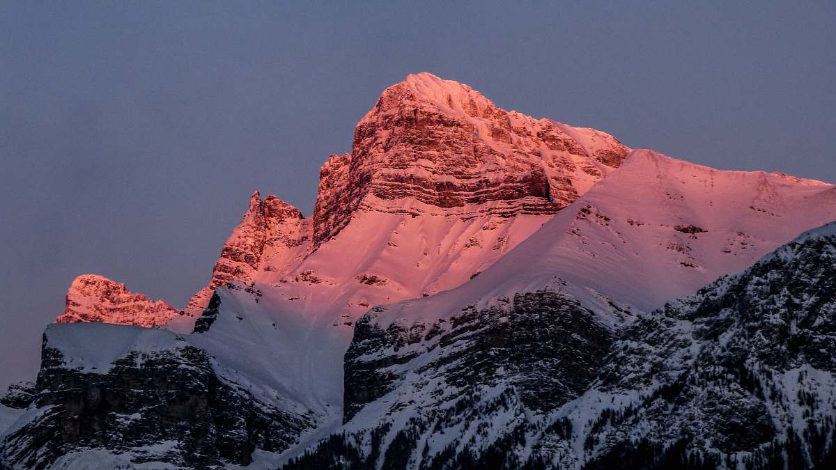 outdoors landscape photo of snow mountain nature