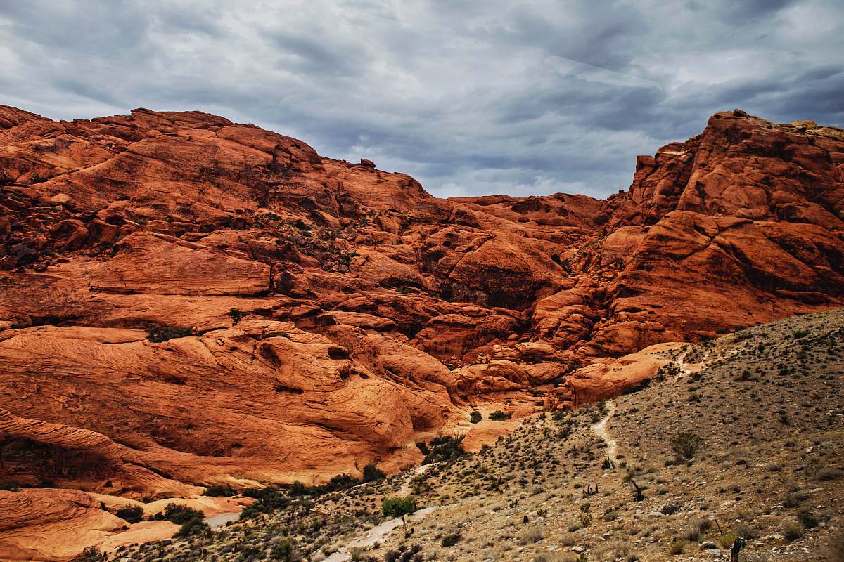 desert aerial photography of mountain landscape
